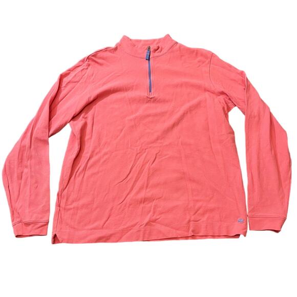 Peter Millar Seaside Wash Pique 1/4‎ Zip Performance Pullover Men's Size Medium - Picture 1 of 10